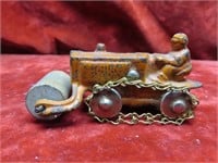 Antique Cast iron Kilgore? Roller toy.