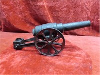Antique cast iron Big Bang Cannon toy.