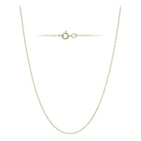 14k Yellow Solid Gold Rope Chain Necklace
