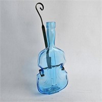 Violin Shaped Glass Bottle w/Hanger -Japan