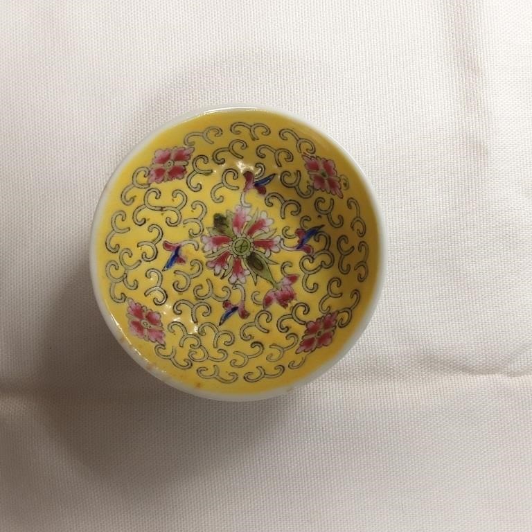 Antique asian porcelain plate