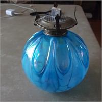 blown glass lantern
