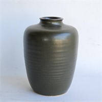 Asian Pottery Vase -Artist Signed