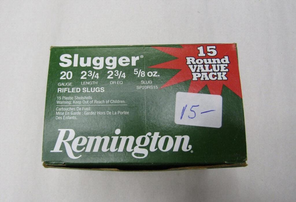 15 Rounds of 20 Gauge Slugger Ammo - NO SHIPPING