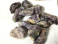 Large Lot Of Rough Raw Amethyst Stones Healing