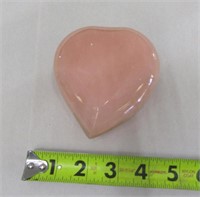 Pink Stone Heart Trinket Box