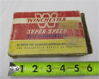 20 Rounds Winchester 270 Ammo - NO SHIPPING
