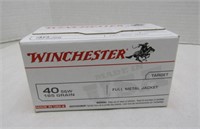 100 Rds Winchester 40 S&W Ammo - NO SHIPPING