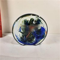 glass art paperweight