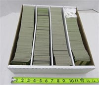 Large 4 Row Box of TOPPS Baseball Cards