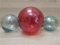 (3) Glass Balls/Floats