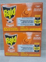 (2) 3pk Raid Fogger Bug Killer