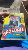 1986 Topps wax box baseball card exchange wrapped
