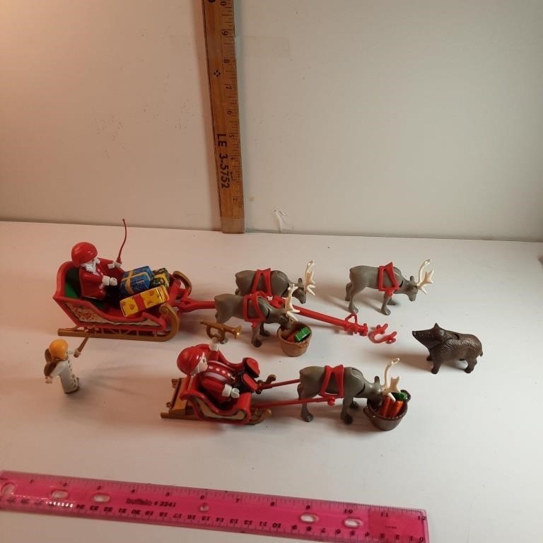 Playmobile Santa figures