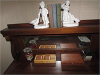 statues,old books & games