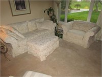matching sofa,arm chair & ottoman