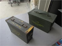 2 ammo boxes