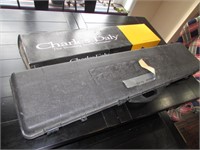 hardback long gun case & empty daly gun box