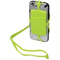 NEW 2 CELL PHONE NECK LANYARD GREEN