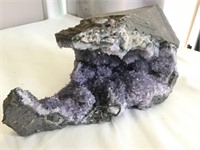 7 Inch Rough Amethyst Geode Specimen