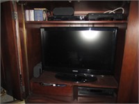 39" tv,dvd player,stereo electronics & speakers
