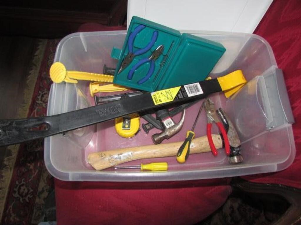 tub of tools