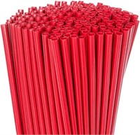 NEW APPROX 400 MULTIPURPOSE STRAWS RED