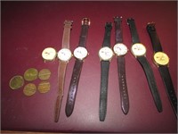 wristwatches & tokens