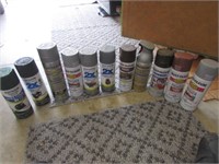 7 full cans of rustoleum