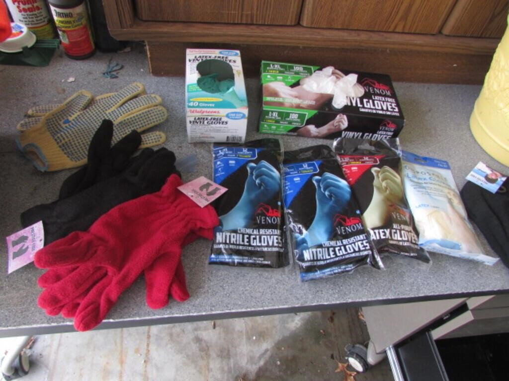 all gloves,rubber gloves & hats