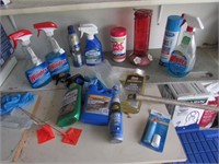 windex & partial chemicals & items