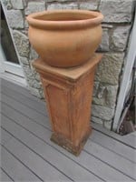 pedestal & flower pot