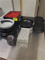 LOT ASSORTED DISHES (58 PIECES)