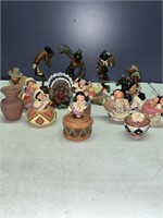 "FRIENDS of the FEATHER" THEMED FIGURINES & OTHER