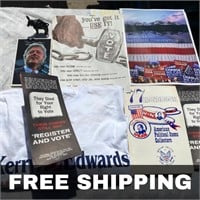 Political Memorabilia - T-shirt, Handbook and more