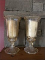2 1’ T candle holders - 2 pieces
