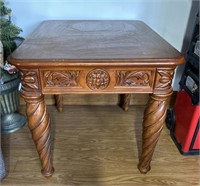 Ornate Side Table - 26” x 23” W