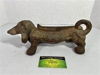 Antique Cast Iron Weiner Dog Boot Scraper