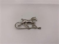 Sterling horse pin