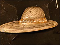 Hat Brooch Pin With Rhinestones