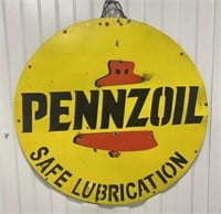 Pennzoil 3D Metal Sign