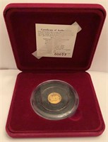 1/4 Ounce: Precious Moments 91/92 .999 Gold Proof