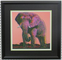 ELEPHANT END ANIMAL SERIES GICLEE BY ANDY WARHOL