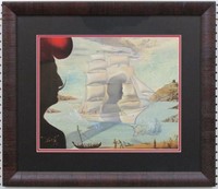 UNTITLED SAILBOAT GICLEE BY SALVADOR DALI