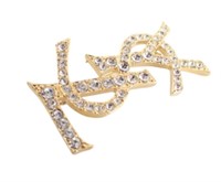 Yves Saint Laurent Rhinestone Brooch Pin