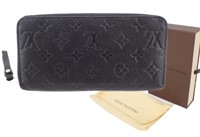 Louis Vuitton Monogram Noir Zippy Wallet