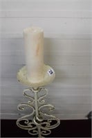 Iron Candle Stand   22"h
