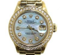 18kt Gold Rolex Oyster Perpetual Lady Datejust 26