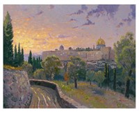 Jerusalem Sunset by Thomas Kinkade