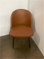 Faux Leather Side Chair